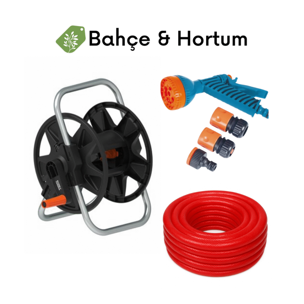 hortum sarma makarası seti Bahçeniz İçin Sulama Seti